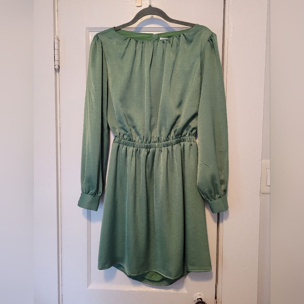 Lost + Wander Green Cocktail Dress (Holiday Party Dress)